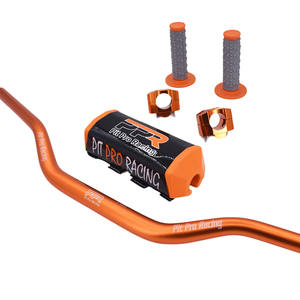 แฮนด์มอเตอร์ไซค์ขนาด 1-1/8 นิ้ว พร้อมแผ่นรองแฮนด์และปลอกแฮนด์ สำหรับรถมอเตอร์ไซค์วิบาก/พิตไบค์  อะแดปเตอร์ CNC 28.5 มม. รุ่น PPR <span class=keywords><strong>Pit</strong></span> <span class=keywords><strong>Pro</strong></span> Racing - Product Image 5