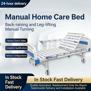 Letto Ospedaliero Manuale con Schienale Regolabile, Sponde Laterali in Alluminio a 6 Barre, Capacità 240kg per Case di Cura - Product Image 3