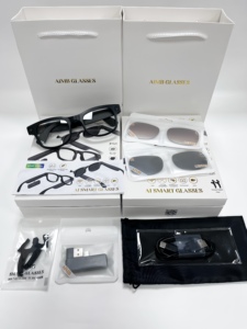 Nouvelles Lunettes Intelligentes AIMB-G1 MAX 2026 avec Caméra Vidéo 1080P, Fonction Appel Téléphonique et Chargement Magnétique - Product Image 6