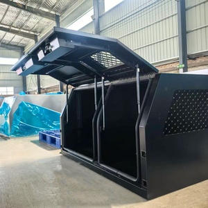 Caja de herramientas de aluminio de placa plana con jaula para perros, toldo para camioneta camper, fabricación personalizada de toldo de aluminio para Ute - Product Image 4