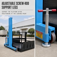 Plateforme de chargement mobile robuste pour camions, 1600x2000mm, 3000kg, hydraulique