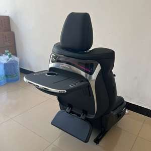 โต๊ะพับหลังเบาะรถยนต์ <span class=keywords><strong>Alphard</strong></span> Vellfire รุ่น 24-25 ซีรีส์ 40 พร้อมสายรัด ที่วางเท้า ไฟสร้างบรรยากาศ จอแสดงเวลา โต๊ะเล็ก - Product Image 1