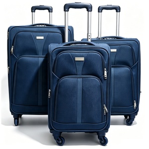 Ensemble de 3 valises à roulettes en EVA <span class=keywords><strong>souple</strong></span> de qualité supérieure, 20, 24, 28 pouces, <span class=keywords><strong>4</strong></span> <span class=keywords><strong>roues</strong></span>, sac de voyage <span class=keywords><strong>cabine</strong></span>, logo personnalisé, vente en gros - Product Image 2