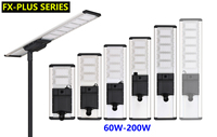 Lampadaire solaire LED monocristallin en aluminium haute efficacité 60W pour extérieur, personnalisable en usine pour villes intelligentes, indice de protection IP66
