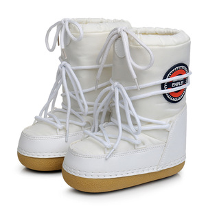 Stivali da Neve Impermeabili alla Moda per <span class=keywords><strong>Donna</strong></span>, Design Staccabile, Piattaforma Piatta e Leggera, Caldi e Eleganti per Bambini e Adulti - Product Image 5