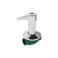 Vanne d'arrêt PPR de haute qualité en gros, résistante à la chaleur et à haute pression, avec tête de soudure pour applications hydrauliques, en fonte