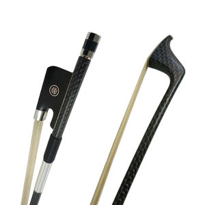 <span class=keywords><strong>Archet</strong></span> de <span class=keywords><strong>violoncelle</strong></span> en fibre de carbone noire de haute qualité à bas <span class=keywords><strong>prix</strong></span> Sinomusik, fabriqué en Chine avec une grenouille en ébène perlé de couleur, logo personnalisé - Product Image 5