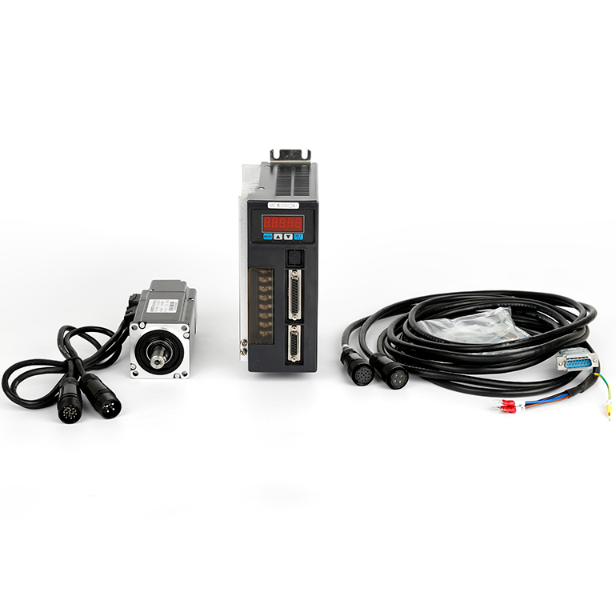 220V 0.75KW 2.39N.m 80ST-M02430 AC Electric Motor Servo Motor With Controller Drive AASD-15A