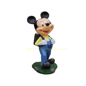Ornement <span class=keywords><strong>de</strong></span> noël <span class=keywords><strong>Personnalisé</strong></span> Produits <span class=keywords><strong>de</strong></span> Sculpture En Fiber <span class=keywords><strong>De</strong></span> Verre <span class=keywords><strong>Mickey</strong></span> Statue - Product Image 3