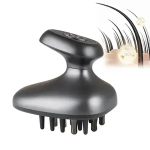 2024 New Hair Loss Treatment 6 in 1 RF EMS Vibration RED Blue Light Hair Oil Massage Head Massage Comb Massage Hair Comb