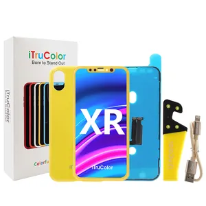 ITruColor रंगीन श्रृंखला के लिए iphone xr स्क्रीन प्रतिस्थापन के लिए iphone xr एलसीडी के लिए एलसीडी iphone xr एलसीडी स्क्रीन