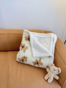 Manta de lana de cordero de cachorros de dibujos animados, edredón grueso cálido de doble capa para niños, siesta de invierno, funda de sofá de lana Coral, técnica de punto - Product Image 5