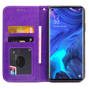 เคสหนังฝาพับแบบกระเป๋าสตางค์สำหรับ <span class=keywords><strong>OPPO</strong></span> Reno 5 A 4g 6 <span class=keywords><strong>Pro</strong></span> PLUS <span class=keywords><strong>5G</strong></span> 7A 8T A1 5F 5 Lite <span class=keywords><strong>7Z</strong></span> Reno7 8 OnePlus Nord N20 - Product Image 2