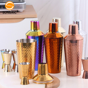 Logo personnalisé 700ml Bar Accessoires Partie Large Bouche <span class=keywords><strong>Martini</strong></span> 3 Étapes Mélangeur <span class=keywords><strong>Bouteille</strong></span> 304 En Acier Inoxydable Boston Cocktail Shaker Ensemble - Product Image 2