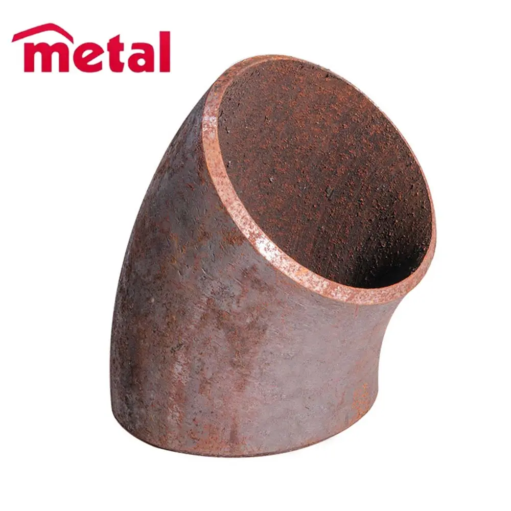 GB carbon steel elbow pipe fittings 90 degree welding industrial grade seamless stamping butt welding elbow