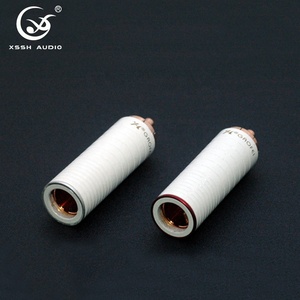 Haut de gamme XSSH YIVO <span class=keywords><strong>Audio</strong></span> HIFI bricolage OEM <span class=keywords><strong>adaptateur</strong></span> RCA 8.5mm trou de fil avec rouge pur cuivre blanc coque <span class=keywords><strong>Audio</strong></span> RCA prise Jack connecteurs - Product Image 5