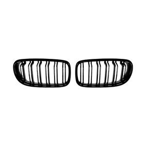 กระจังหน้า BMW ซีรีส์ 3 E90 E91 LCI แบบสองบาร์ สีดำ ABS ไม่มีไฟ สำหรับกันชนหน้า - Product Image 2