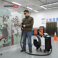 Machine de nettoyage au laser à impulsions 500W avec fonction de mesure de distance pour la rénovation de meubles anciens