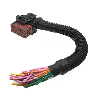 Hot Sale Computer Board ECU/EDC Plug 32 Pin 48 Pin Full Wire Automotive Plug Socket For Automotive Wire Cable Harness