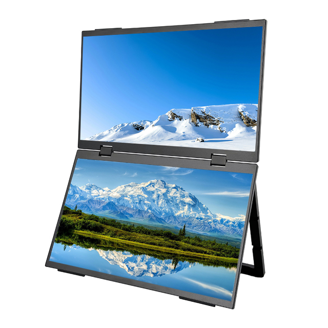 New Arrival Dual Screen Monitor 14 Inch Portable Laptop Extender Monitor for Gaming and Business Use