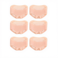 Coussinets en silicone alvéolés pour l'avant-pied, antidérapants, anti-douleur, pour talons hauts (taille moyenne)