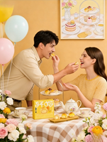 Gâteaux au fromage séchés de style chinois, pâtisseries au fromage, petits pains au fromage, boîte de 6 pièces, desserts de qualité supérieure, en-cas prêts à manger, sucrés