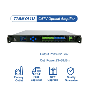 Amplificador de Fibra Óptica EDFA de Alta Potencia, 4/8 Puertos, WDM 1550nm, 19/20/21/22/23dBm, Conector SC para Telecomunicaciones - Product Image 5