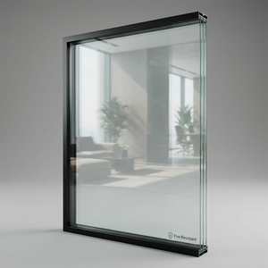 Verre ignifuge en gros, verre trempé résistant au feu 6mm 8mm 10mm, verre <span class=keywords><strong>de</strong></span> sécurité renforcé pour cloison, fenêtre, porte coupe-feu - Product Image 2