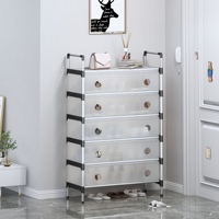 Étagère à chaussures multi-niveaux 83 cm, rangement créatif pour porte de dortoir, composants de meuble à chaussures, fournitures pour la maison