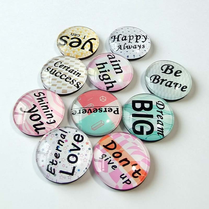 Souvenir Promotional Resin Fridge Magnets Glass Round Fridge Magnet Customised Magnets For Fridge