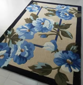Alfombras <span class=keywords><strong>de</strong></span> diseño y alfombra para sala <span class=keywords><strong>de</strong></span> estar, color puro, flor curva, <span class=keywords><strong>fábrica</strong></span> <span class=keywords><strong>de</strong></span> mechones a mano, alfombras grandes <span class=keywords><strong>de</strong></span> lana, alfombra para sala <span class=keywords><strong>de</strong></span> estar y dormitorio - Product Image 2