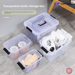 Lớn thân thiện với môi PP trong suốt nhôm lưu trữ hộp dày không thấm nước chống ẩm đa chức năng tổ chức giày cầm tay - Product Image 2