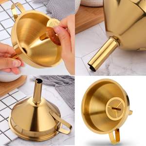 Funil Mini de Aço Inoxidável com Filtro, Grau Alimentício, Seguro para Lava-Louças, Ecológico para Transferir Óleos Essenciais - Product Image 6