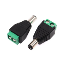 Connecteur d'alimentation CC 48V, prise mâle/femelle, adaptateur barillet 2,1 mm x 5,5 mm pour caméra CCTV, alimentation de bande LED, borne de connexion