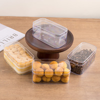 Boîte en plastique transparente personnalisée de qualité alimentaire ODM, boîte d'emballage pour pâtisserie, boîte à gâteaux, boîte à biscuits, boîte à bonbons, boîte de présentation pour en-cas