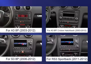 วิทยุติดรถยนต์ CarPlay ขนาด 7 นิ้ว Podofo ระบบ Android สำหรับ Audi A3 รองรับ Android Auto GPS WIFI BT FM ขายส่ง ผลิตแบบ OEM/ODM - Product Image 2