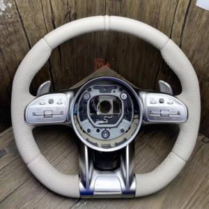 <span class=keywords><strong>Volant</strong></span> en fibre de carbone personnalisé LED pour Mercedes-Benz C300 C200 C180 W204 W211W213 W205 W447 E63 Glc <span class=keywords><strong>Classe</strong></span> S <span class=keywords><strong>G</strong></span> - Product Image 2