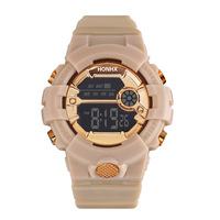 HONHX Studenten LED Elektronische Digitaluhr Chronograph Uhr Sportuhren Wasserdichte Armbanduhren für Herren