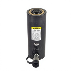 Vérin hydraulique en aluminium RAC2010, alternative à Enerpac 20T, course de 250 mm, vérin simple effet, avec support rigide détachable pour levage - Product Image 1