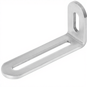 מוצרי פלדה מותכת בהתאמה אישית מוצרי פלסטיק מתכווננת l סוגר בפינה נירוסטה - Product Image 1