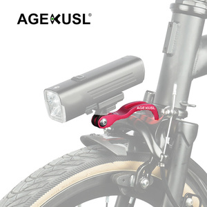 Soporte para Luz de <span class=keywords><strong>Bicicleta</strong></span> AGEKUSL, Soporte para GoPro, Soporte para Lámpara <span class=keywords><strong>Cateye</strong></span> para Bicicletas Plegables Brompton, Pikes, Birdy, Dahon - Product Image 1