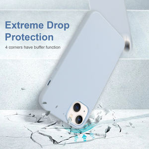 Custodia per <span class=keywords><strong>iPhone</strong></span> 15 <span class=keywords><strong>14</strong></span> 13 <span class=keywords><strong>Pro</strong></span> <span class=keywords><strong>Max</strong></span> in Morbido Silicone Liquido con Fodera in Microfibra, Protezione Completa e Antiurto - Product Image 4