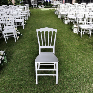 Silla Napoleón <span class=keywords><strong>de</strong></span> Plástico PP Blanca, Económica y Resistente, <span class=keywords><strong>para</strong></span> Alquiler <span class=keywords><strong>de</strong></span> <span class=keywords><strong>Eventos</strong></span>, Portátil, <span class=keywords><strong>para</strong></span> Uso en Exteriores - Product Image 2