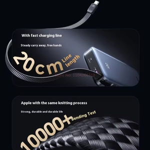 พาวเวอร์แบงค์ 45W 20000mAh ชาร์จเร็วสองทิศทาง ใช้ได้บนเครื่องบิน พกพาสะดวกสำหรับโทรศัพท์มือถือ PB536/55988 กำลังไฟ 100w - Product Image 4