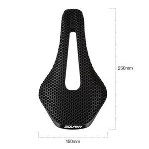 Coussin de selle imprimé en 3D Bolany, 250 mm x 150 mm, creux et confortable, pour vélos de montagne, de route et pliants - Product Image 1