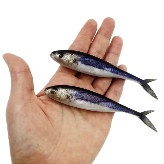 12.5cm 11g 3d poisson souple leurre appâts thon pêche en mer leurre