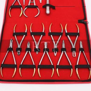 ชุดเครื่องมือจัดฟันแบบพื้นฐาน18ชิ้นชุดเครื่องมือประกอบฟันแบบแมนนวลทำจากเหล็ก - Product Image 3