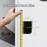 Serrure de porte d'entrée pour Camping-car, remorque de Camping, à moteur