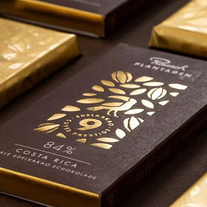 맞춤형 금박 우아한 UV 코팅 양각 폴더형 포장 초밥용 고급 바 박스 - Product Image 2