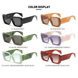 <span class=keywords><strong>Occhiali</strong></span> <span class=keywords><strong>da</strong></span> <span class=keywords><strong>Sole</strong></span> di Lusso 2026 con Lenti Viola, Alta Qualità, Logo Personalizzato, Design Quadrato Oversize per <span class=keywords><strong>Uomo</strong></span> e Donna - Product Image 3